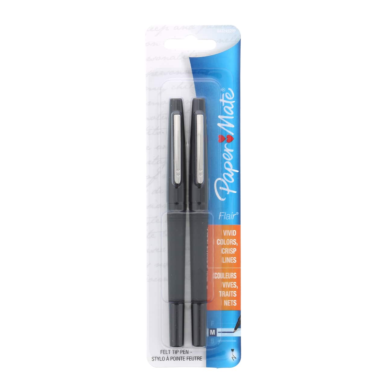  Paper Mate Flair Felt Tip Pen - Medium Point - Sky Blue